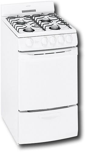 Angle Standard. Hotpoint - 20" Freestanding Gas Range - White.