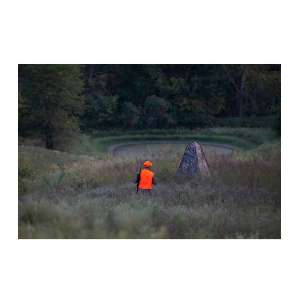 Angle. Ameristep - Ameristep Lightweight Outhouse 1 Person Mossy Oak Break Up Country Ground Blind - Multicolor.