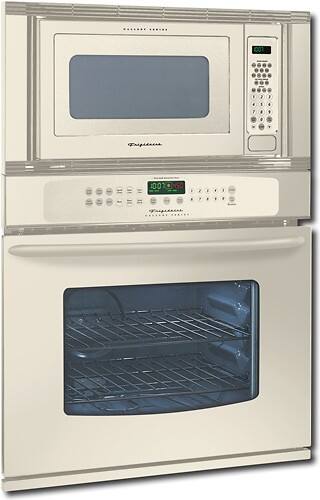 Angle Standard. Frigidaire - 27" Single Electric Convection Wall Oven With Built-In Microwave - Bisque.