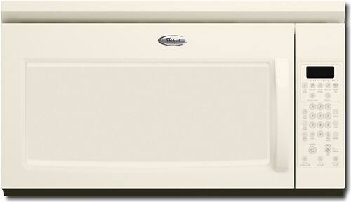 whirlpool bisque microwave