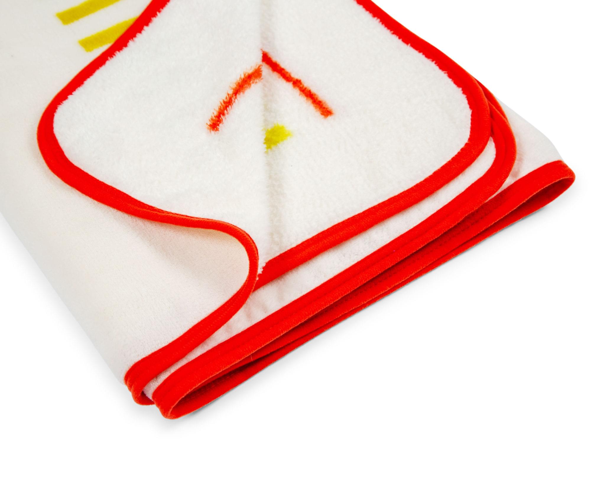 Alt View 10. H3 Sportgear - Nissin Cup Noodles Logo Microplush Throw Blanket | 45 x 60 Inches - White.