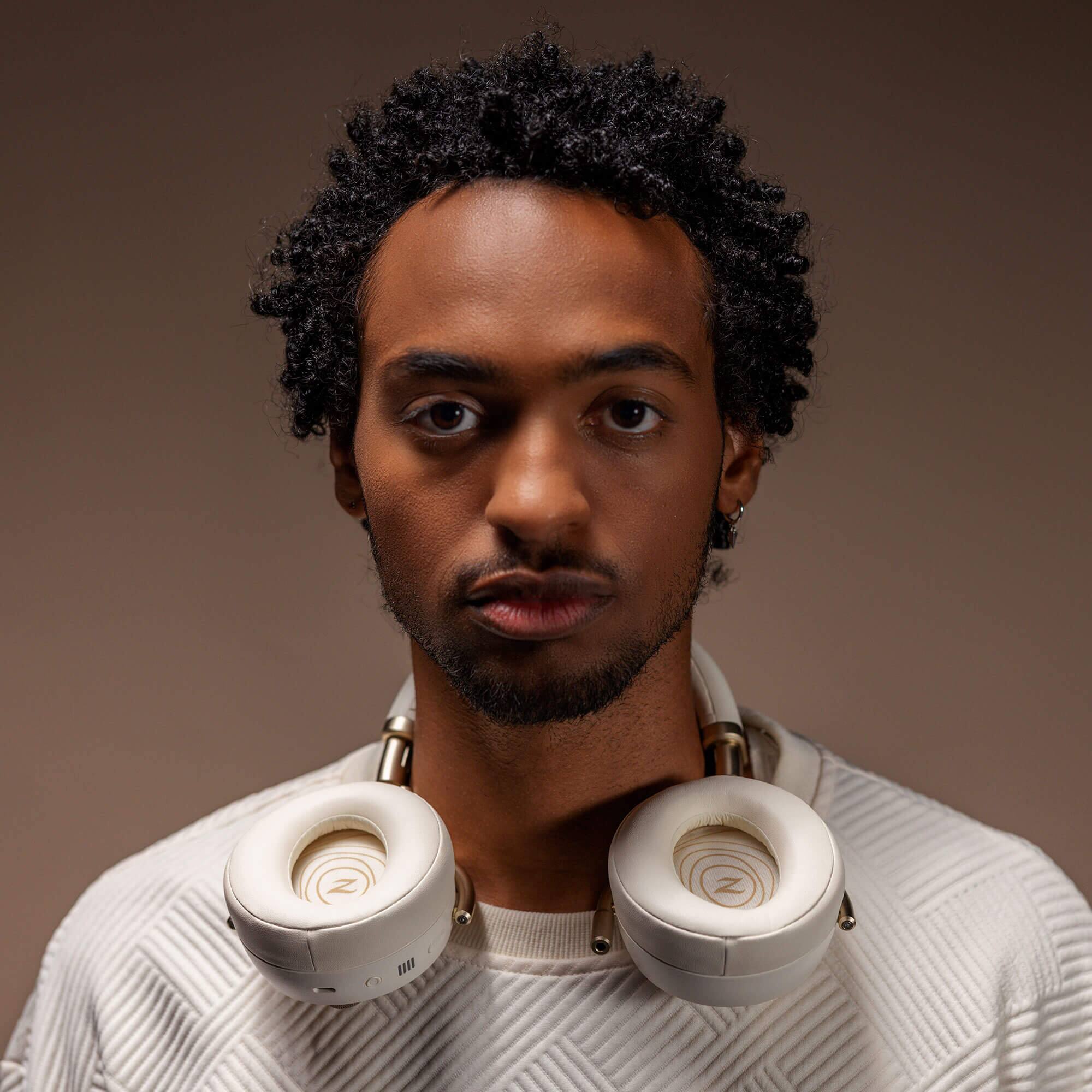 Alt View 5. Zildjian - ALCHEM-E Perfect Tune Headphones - Sandstorm.