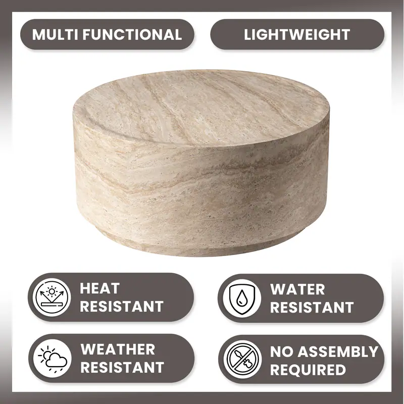 MULTI FUNCTIONAL  
LIGHTWEIGHT  
HEAT RESISTANT  
WATER RESISTANT  
WEATHER RESISTANT  
NO ASSEMBLY REQUIRED