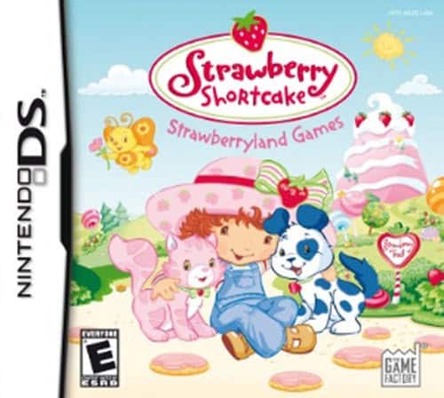 Front Standard. Strawberry Shortcake: Strawberryland Games - Nintendo DS.