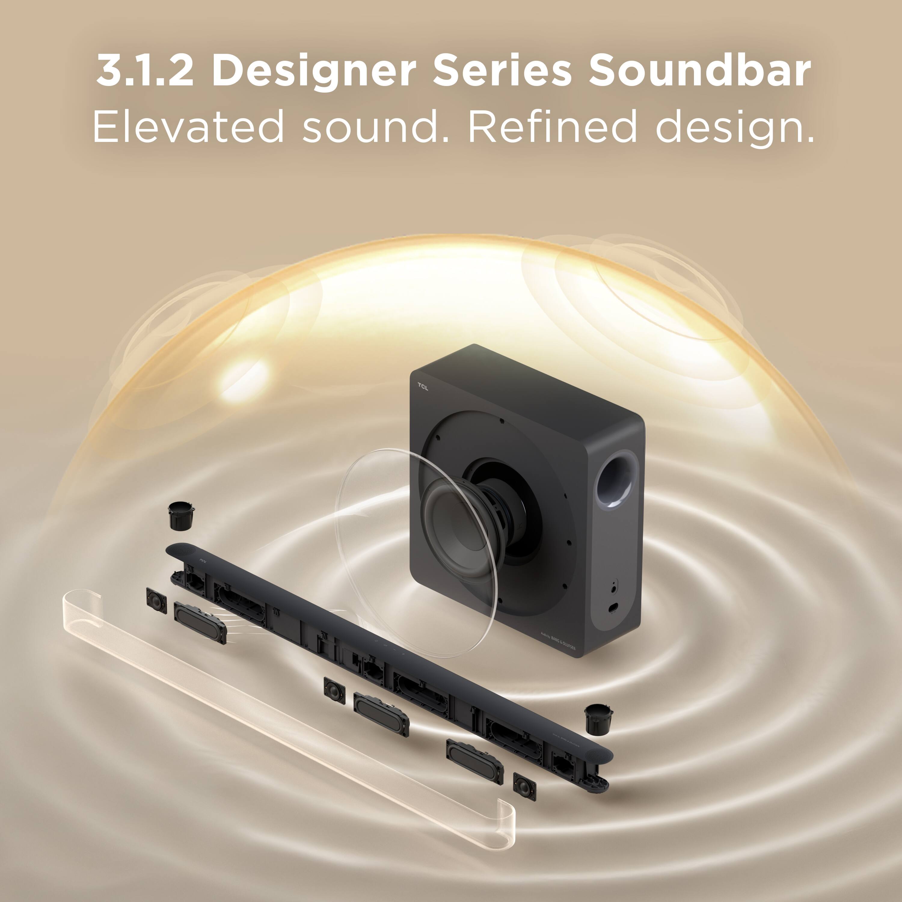 3.1.2 Designer Series Soundbar  
Elevated sound. Refined design.