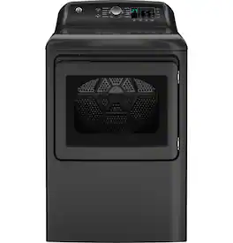 GE - 7.4 Cu. Ft. Electric Dryer with Sensor Dry - Diamond Gray