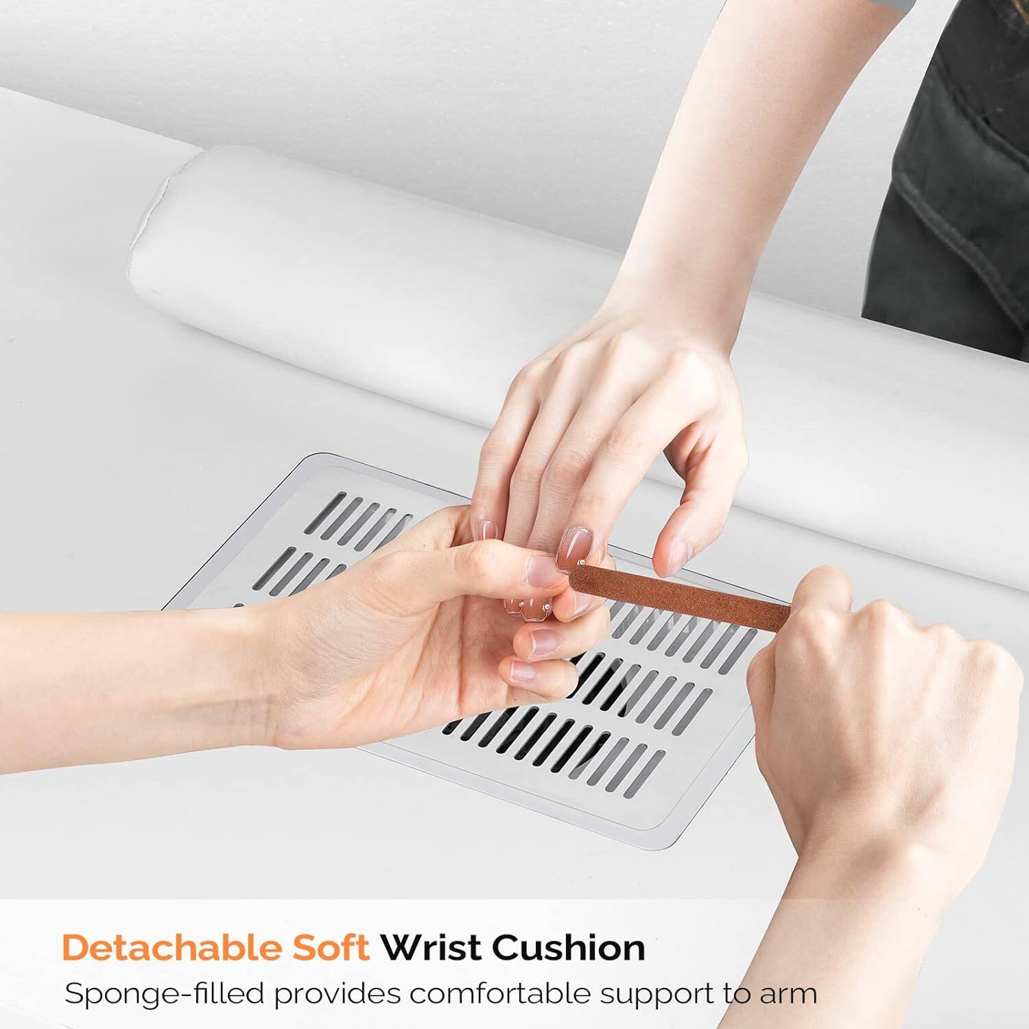 Detachable Soft Wrist Cushion  
Sponge-filled provides comfortable support to arm