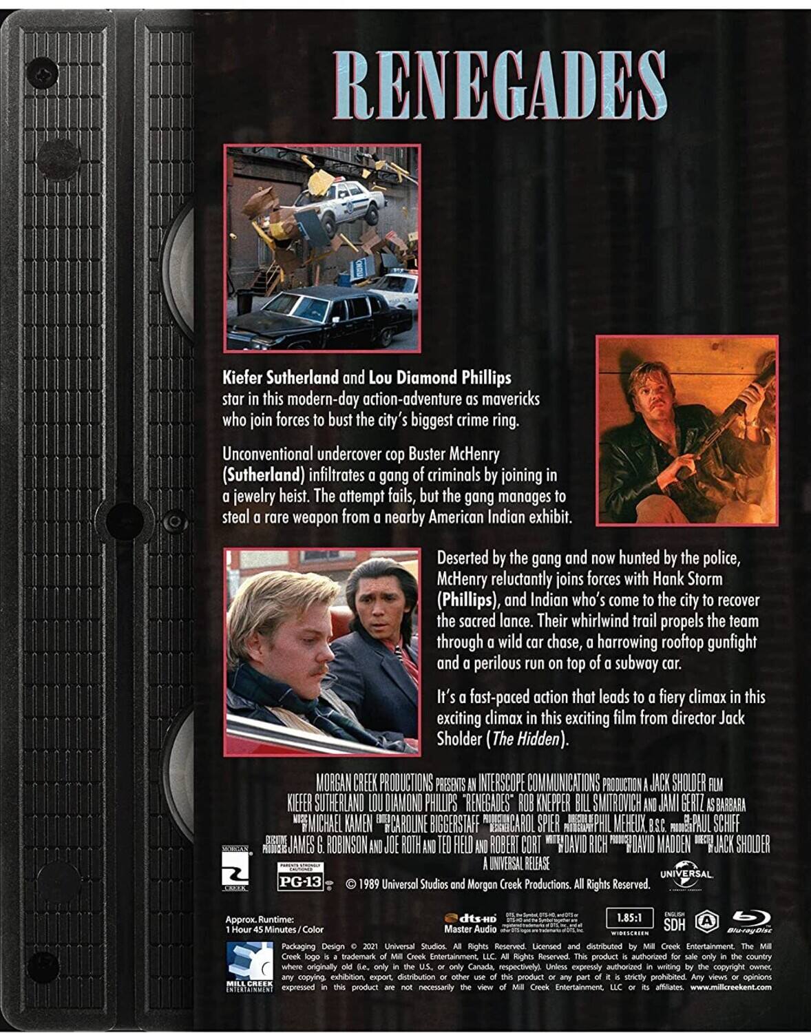 Alt View 1. Renegades (Retro VHS Packaging)   - BLU-RAY.