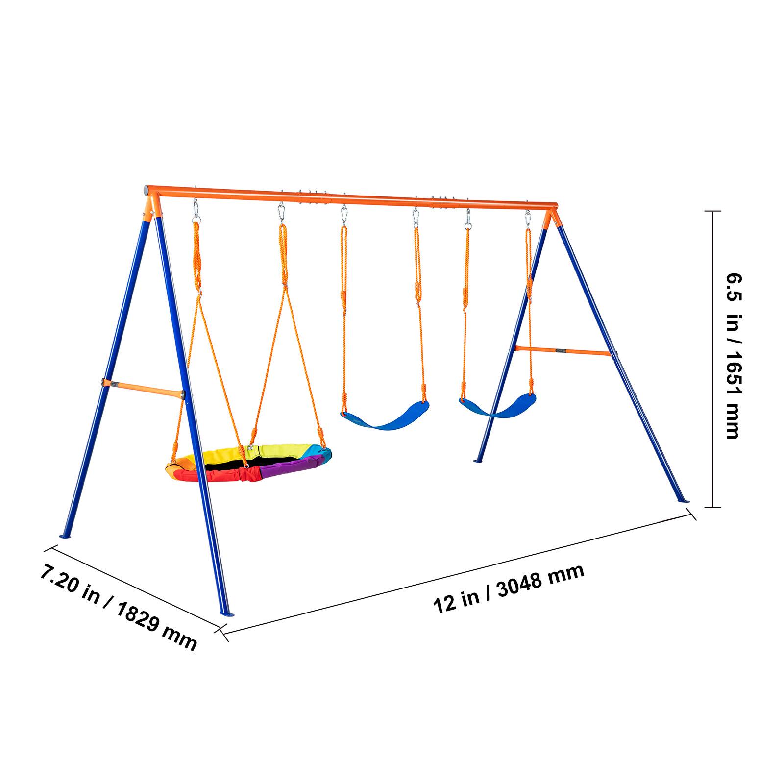 6.5 in / 1651 mm, 7.20 in / 1829 mm, 12 in / 3048 mm