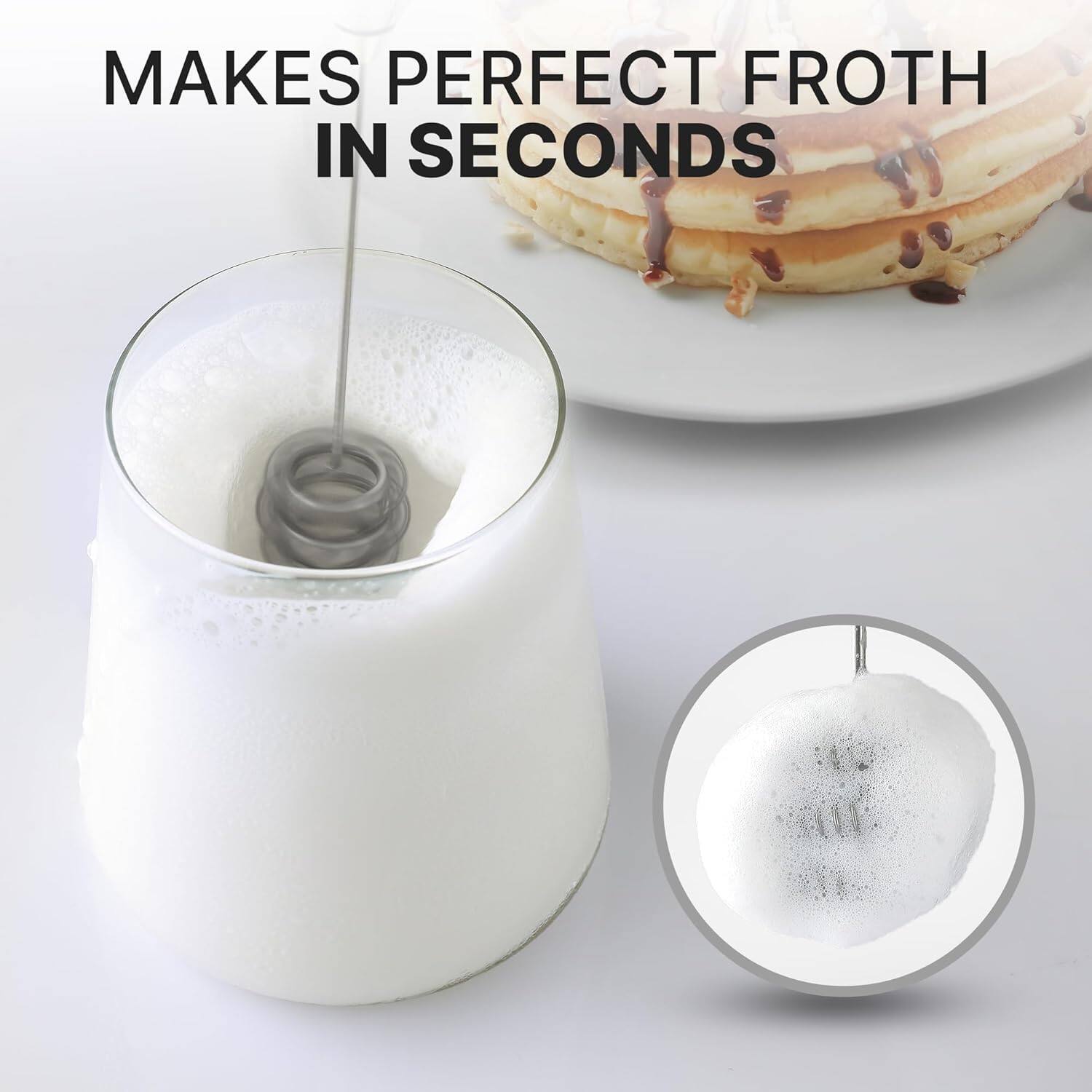 MAKES PERFECT FROTH IN SECONDS