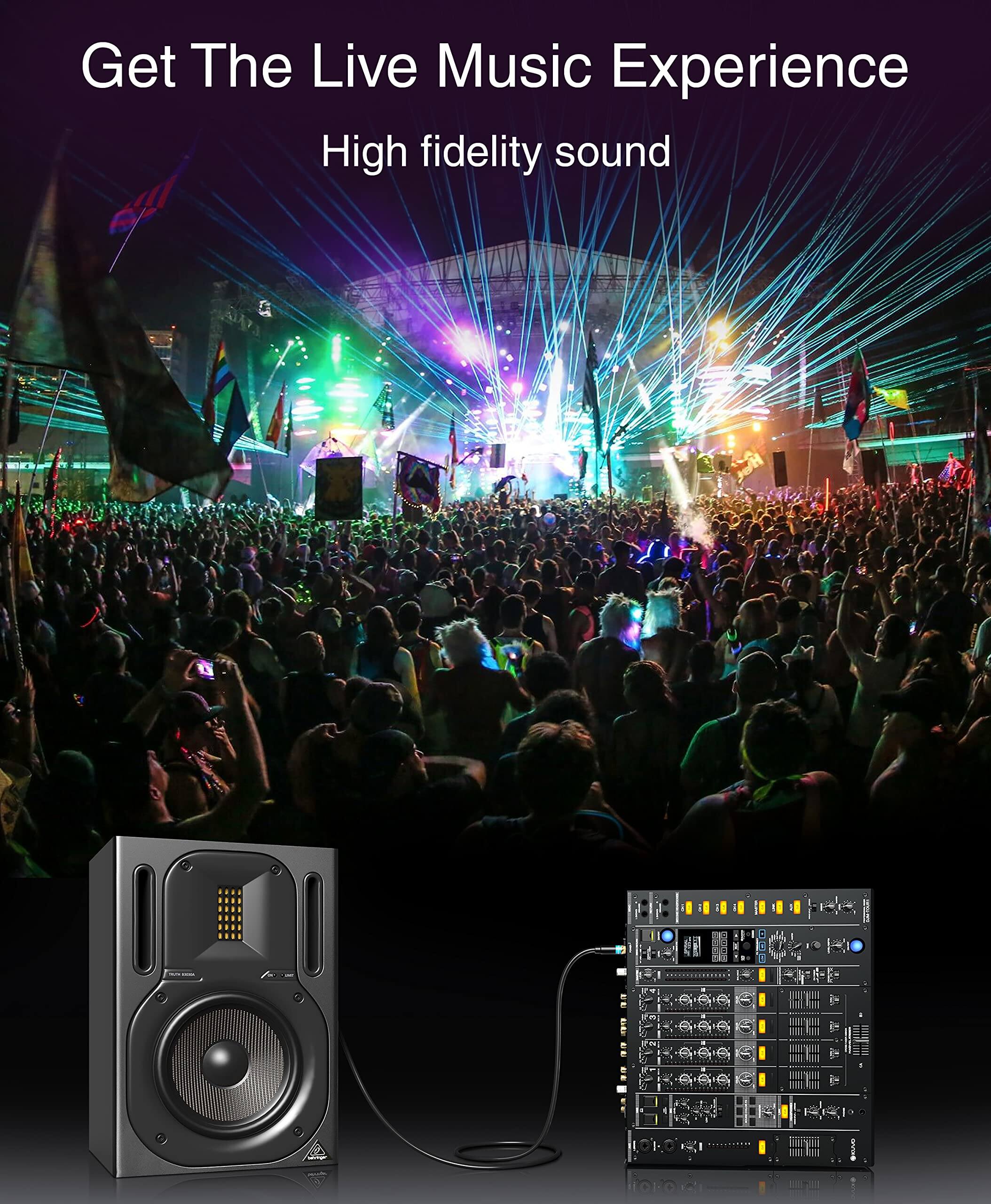 Get The Live Music Experience  
High fidelity sound