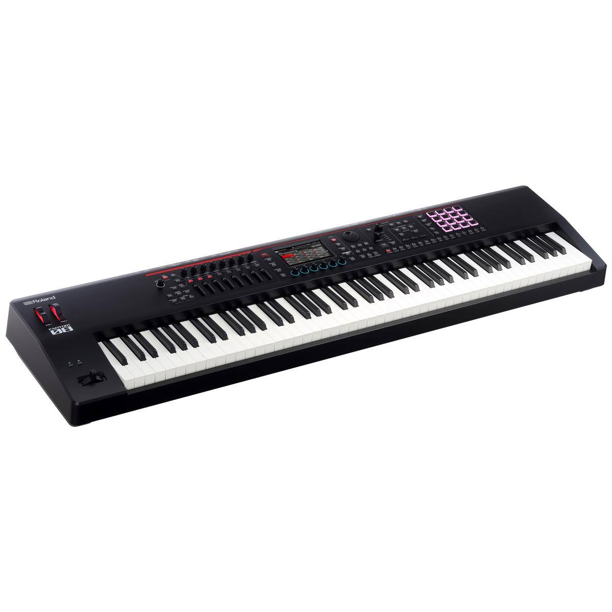 Alt View 4. Roland - Roland 88-Note FANTOM-08 Synthesizer Keyboard With Color Touchscreen.