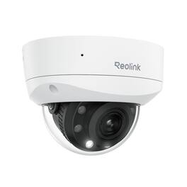 Reolink - RLC-843A 4K 8MP Security PoE Camera 5X Optical Zoom, Color Night 2-way Audio 24/7 Recording IP67 Weatherproof - White