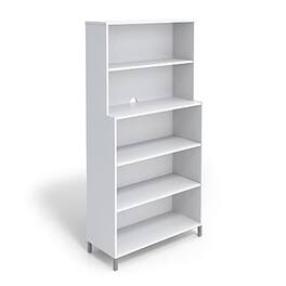 Union & Scale - Essentials 5 Shelf 72"H Laminate Bookcase - White