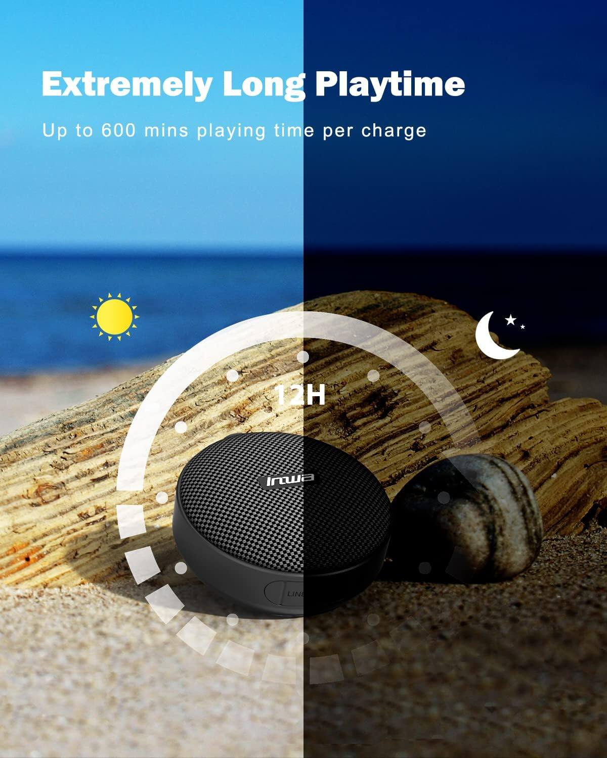 Extremely Long Playtime  
Up to 600 mins playing time per charge  
12H