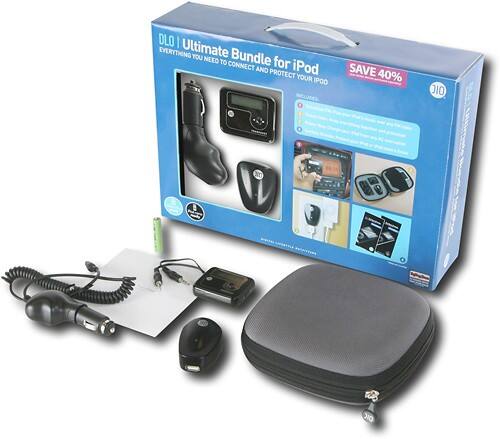 Front Standard. DLO - Travel Kit for Select Apple® iPod™ Models.