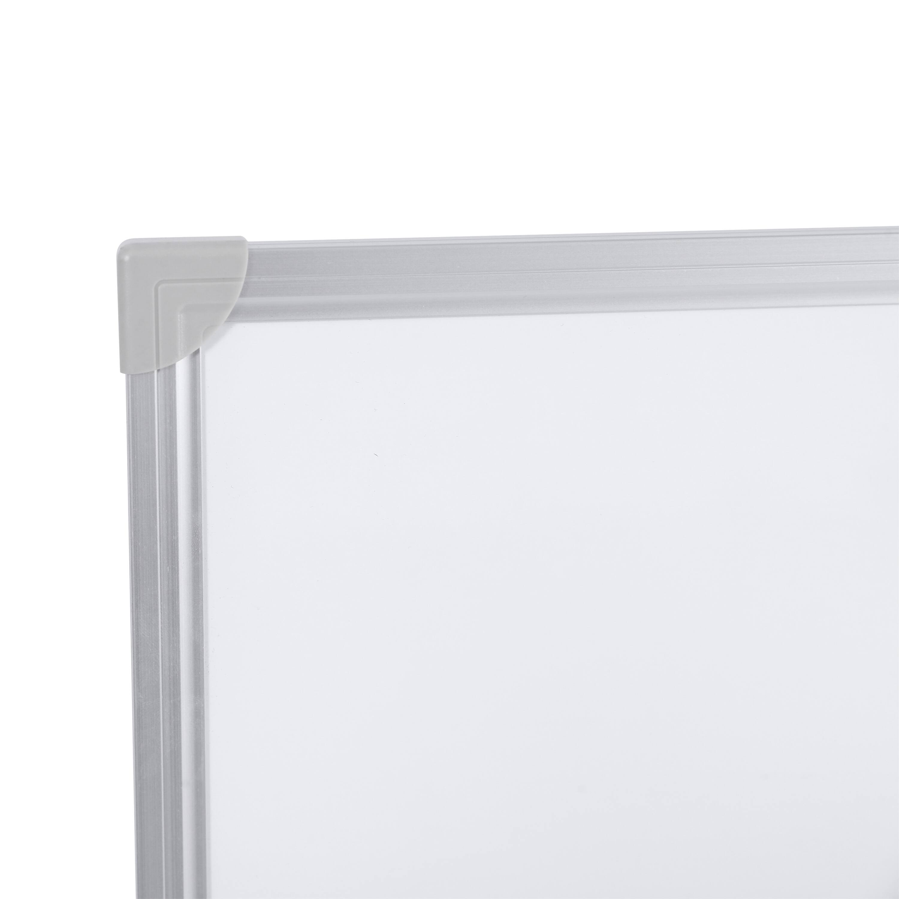 Alt View 10. Emma + Oliver - Magnetic Dry Erase Board for Wall with Tray and Aluminum Frame - White.