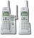 Front Standard. Panasonic - 2.4GHz Analog Dual-Handset Phone System - White.