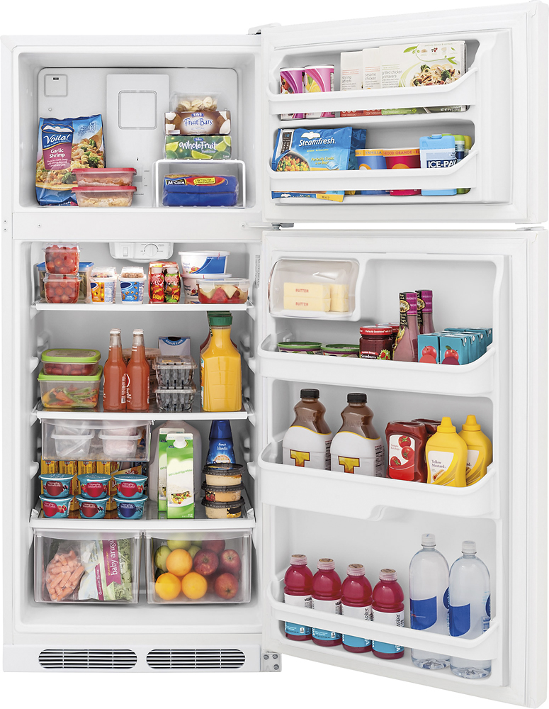 Best Buy: Frigidaire 16.3 Cu. Ft. Top-Freezer Refrigerator White FFTR16B2RW