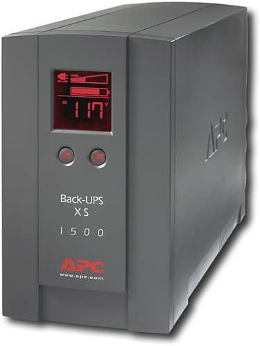 Angle Standard. APC - 1500VA Battery Back-Up System.