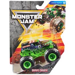 Monster Jam - Grave Digger Monster Truck Series 43 1:64 Die-Cast Toy Vehicle for Ages 3+ - Black