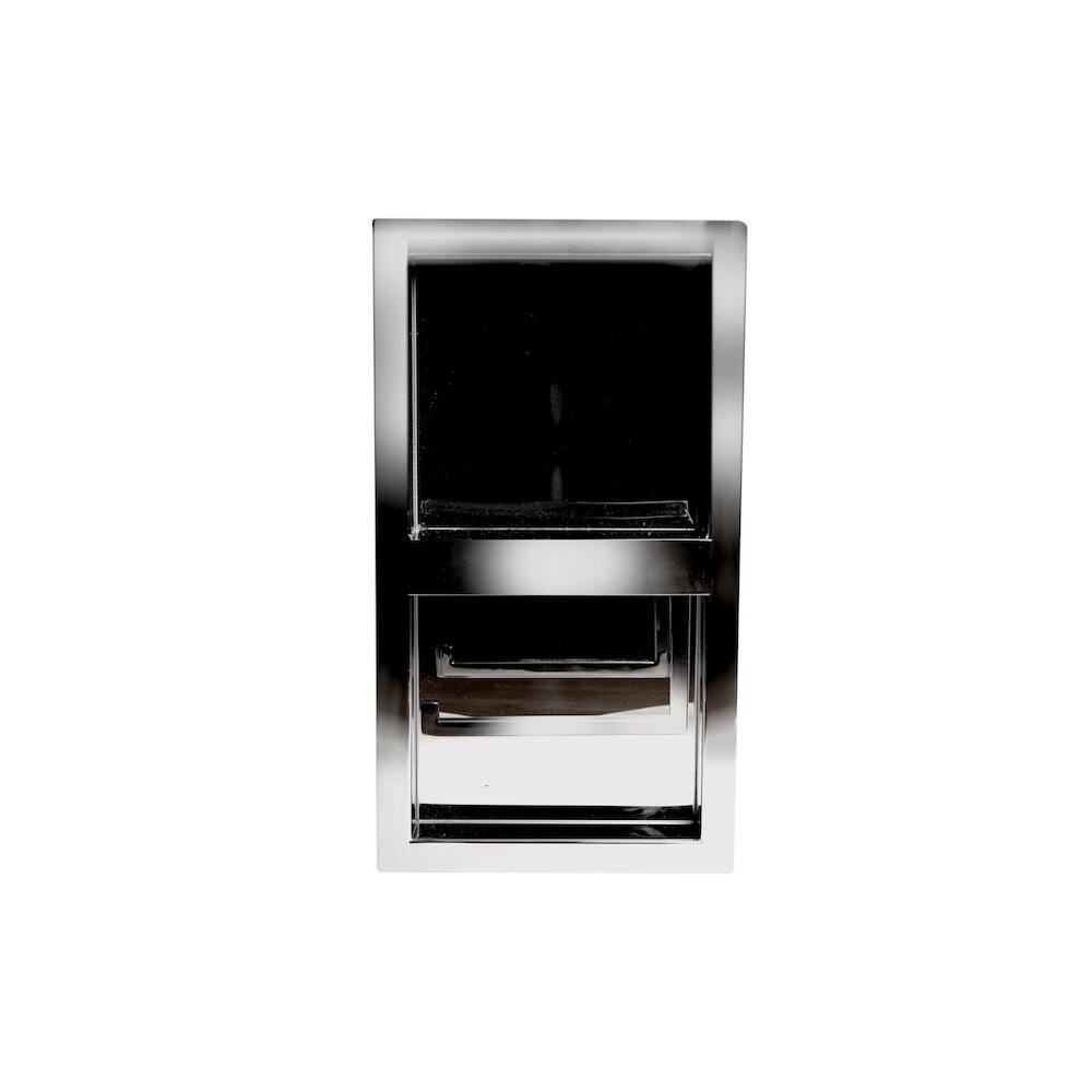 Alt View 1. Alfi - ALFI brand Polished Stainless Steel Recessed Toilet Paper Holder Niche - Silver.