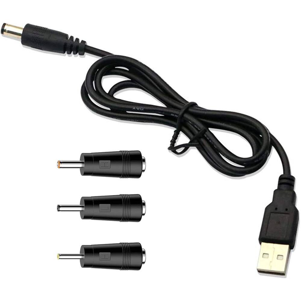 MOSZAR LLC - Moon Lamp USB to DC Charging Cord for LOGROTATE, Mydethun & BRIGHTWORLD Lamps