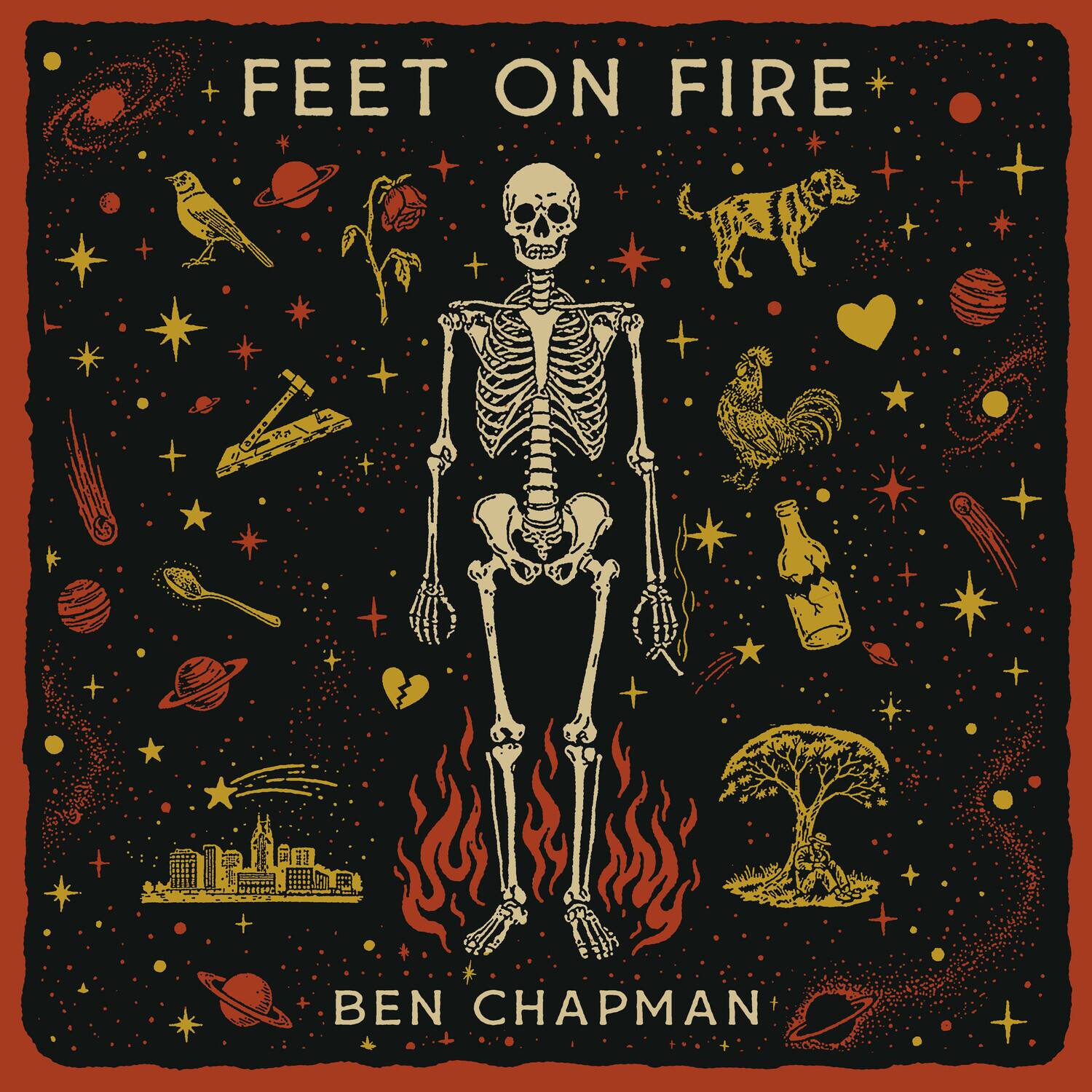 Ben Chapman - Feet On Fire   - VINYL LP price history on PriceWatchPro