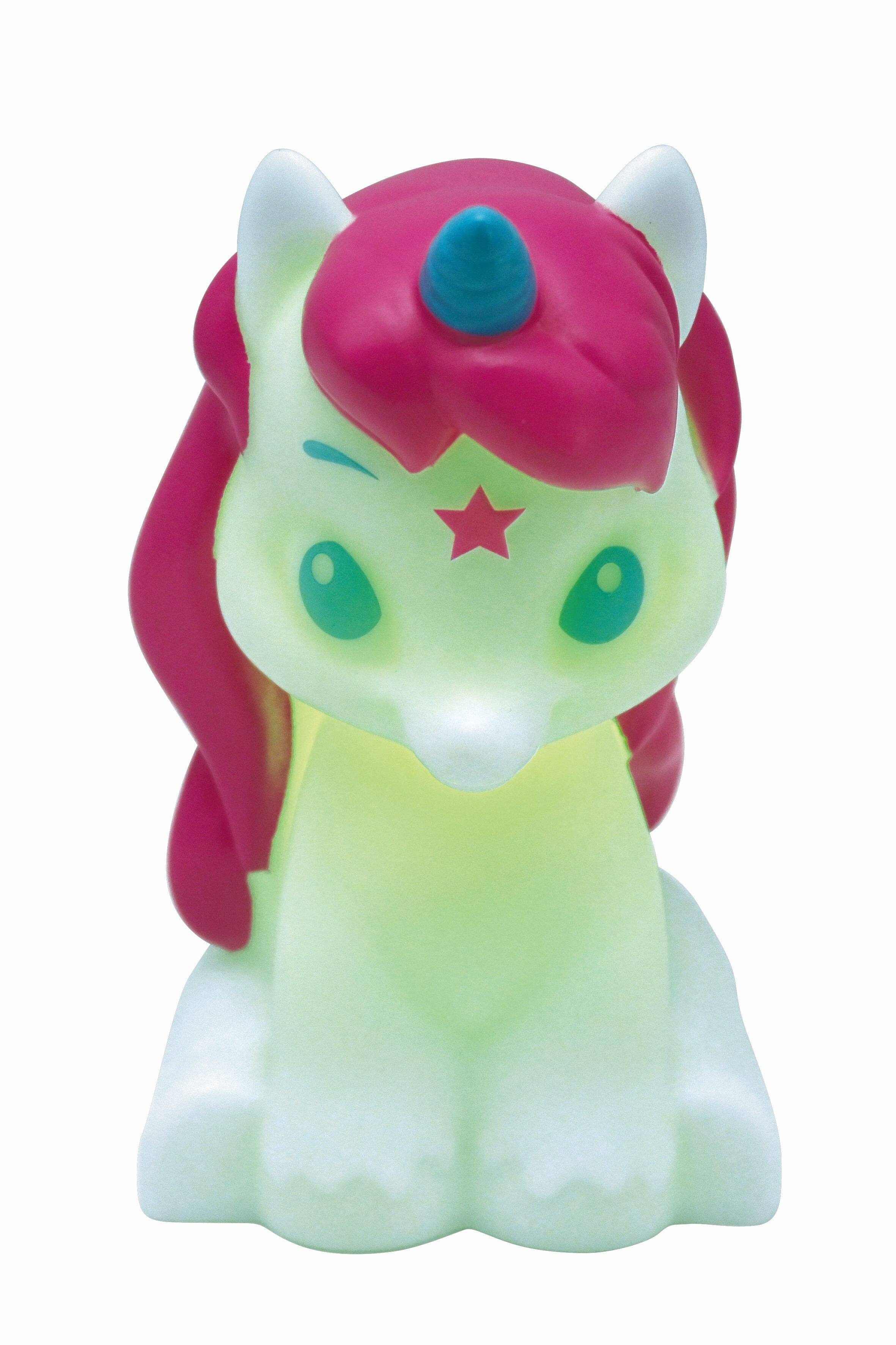 Alt View 3. Lexibook - Unicorn 3D Design Color Change Pocket Night Light.