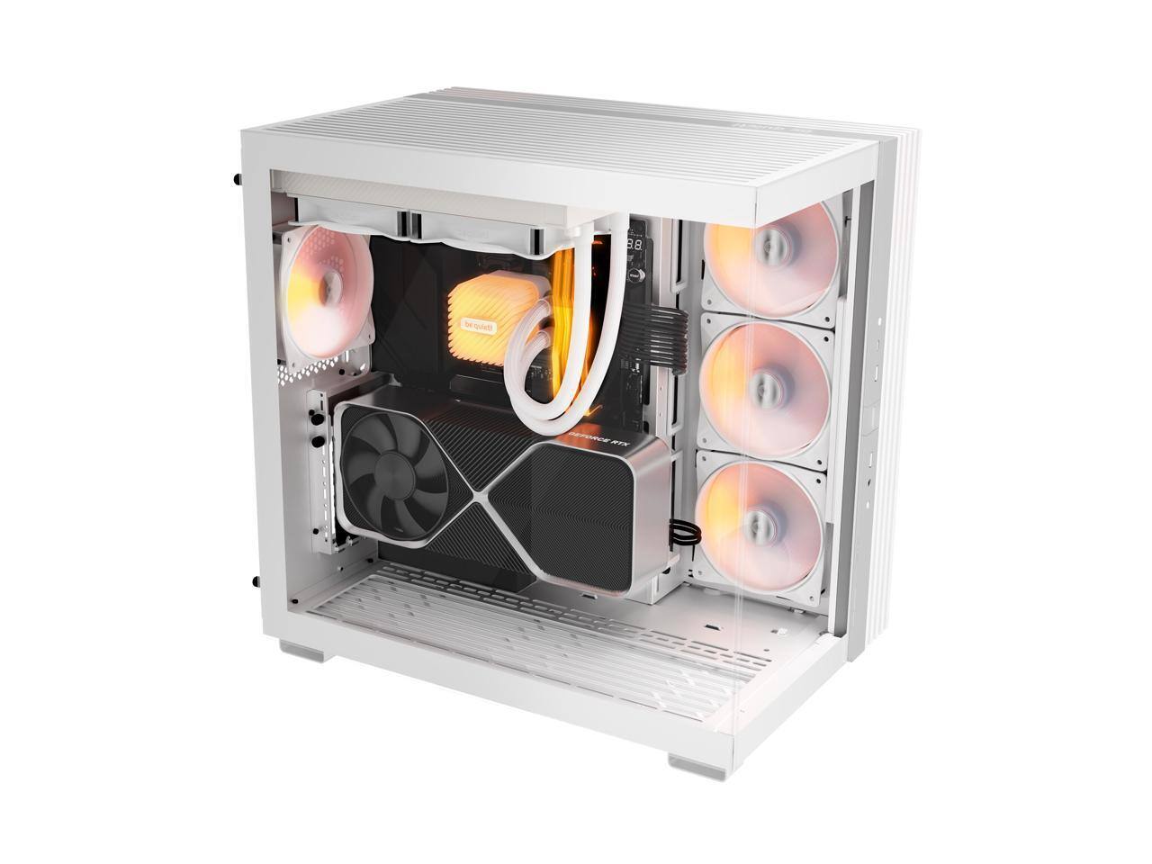Alt View 1. be quiet! - Light Wings 120mm PWM High Speed Case Fan | White | BL133 - White.