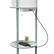 Alt View 15. Simple Designs - Round Etagere Storage Floor Lamp with 2 USB, 1 Outlet - Gray.