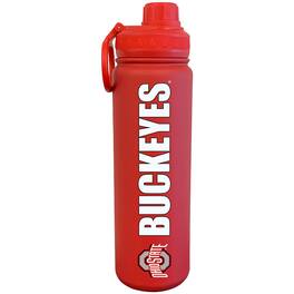 The Fanatic Group - Scarlet Ohio State Buckeyes 24oz. Logo Stainless Sport Bottle - Red