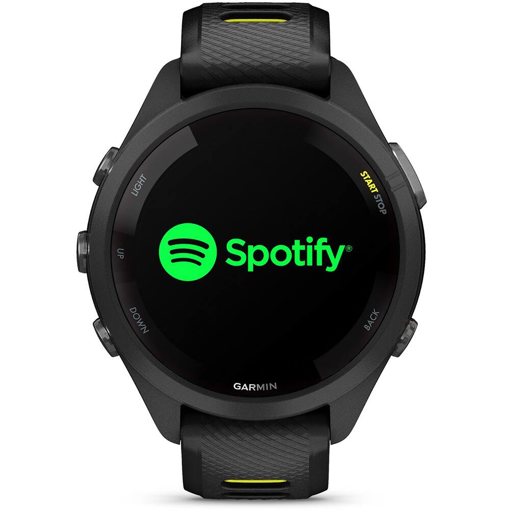 LIGHT UP DOWN START STOP 3 Spotify BACK GARMIN