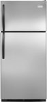 Front. Frigidaire - 16.3 Cu. Ft. Top-Freezer Refrigerator - Stainless Steel.