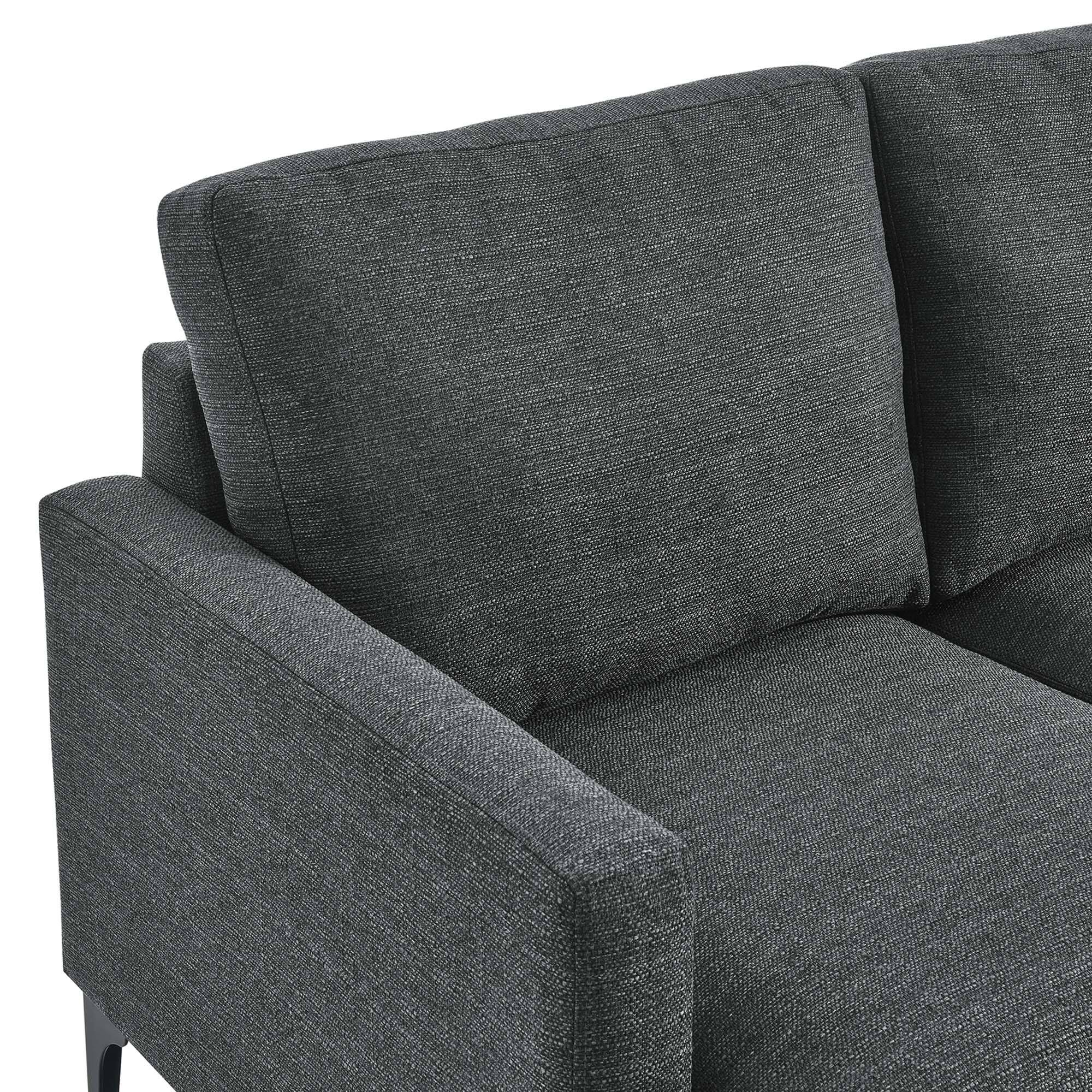 Alt View 4. Modway - Evermore Upholstered Fabric Loveseat by Modway - Gray.