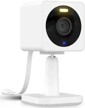 Front. Wyze - Cam OG Indoor/Outdoor Wired 1080p Security Camera - White.