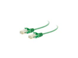 Cables to Go - C2G 01160 Cat6 Slim Cable - Snagless Unshielded Slim Ethernet Network Patch Cable, Green (1 Feet, 0.30 Meters)