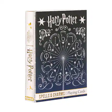 Harry Potter
WORLD WIZARDING
SPELLS & CHARMS | Playing Cards
AQUARIUS
Harry Potter
SPELLS & CHARMS | Playing Cards
ASCENDIO
EXPELLIARMUS
REVELIO
INCENDIO
ALOHOMORA
LUMOS
AGUAMENTI
STUPEFY
CONFUNDUS
DESCENDO
REPARO
SERPENSORTIA
VENEFICUS
VENEFICUS
VENEFICUS
VENEFICUS