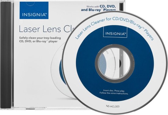 Insignia Laser Lens Cleaner Blue White Ns Hcl303 Best Buy