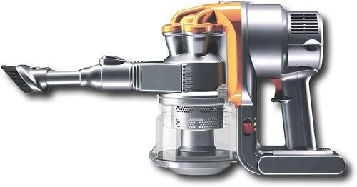 Front Standard. Dyson - Root 6 Bagless Cordless Hand Vac - Titanium/Yellow.