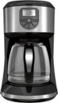 Angle Zoom. Black+Decker - 12-Cup* Coffee Maker - Black/Silver.