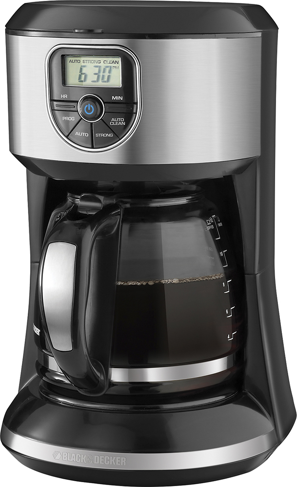 Best Buy: Black & Decker Café Select 12-Cup Dual Brew Coffeemaker Black/Silver  CM6000BDM