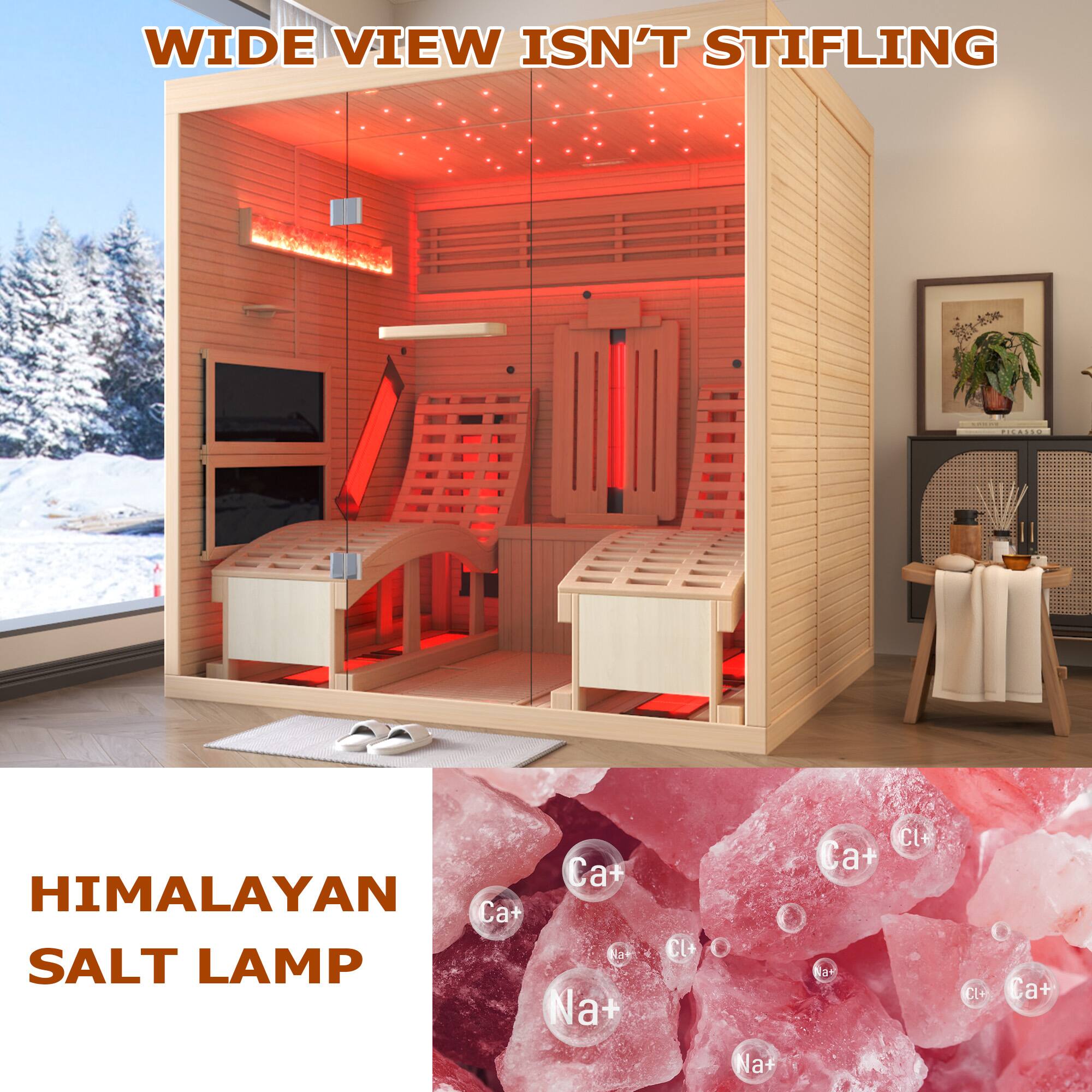 WIDE VIEW ISN'T STIFLING

HIMALAYAN SALT LAMP