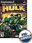 Front Detail. The Incredible Hulk: Ultimate Destruction — PRE-OWNED - PlayStation 2.