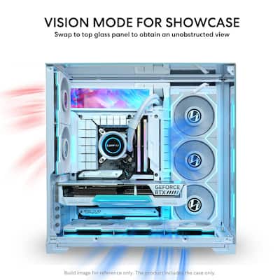 Lian Li O11 vision compact white color Aluminum / Steel / Tempered Lian Li O11 vision compact white color Aluminum / Steel / Tempered