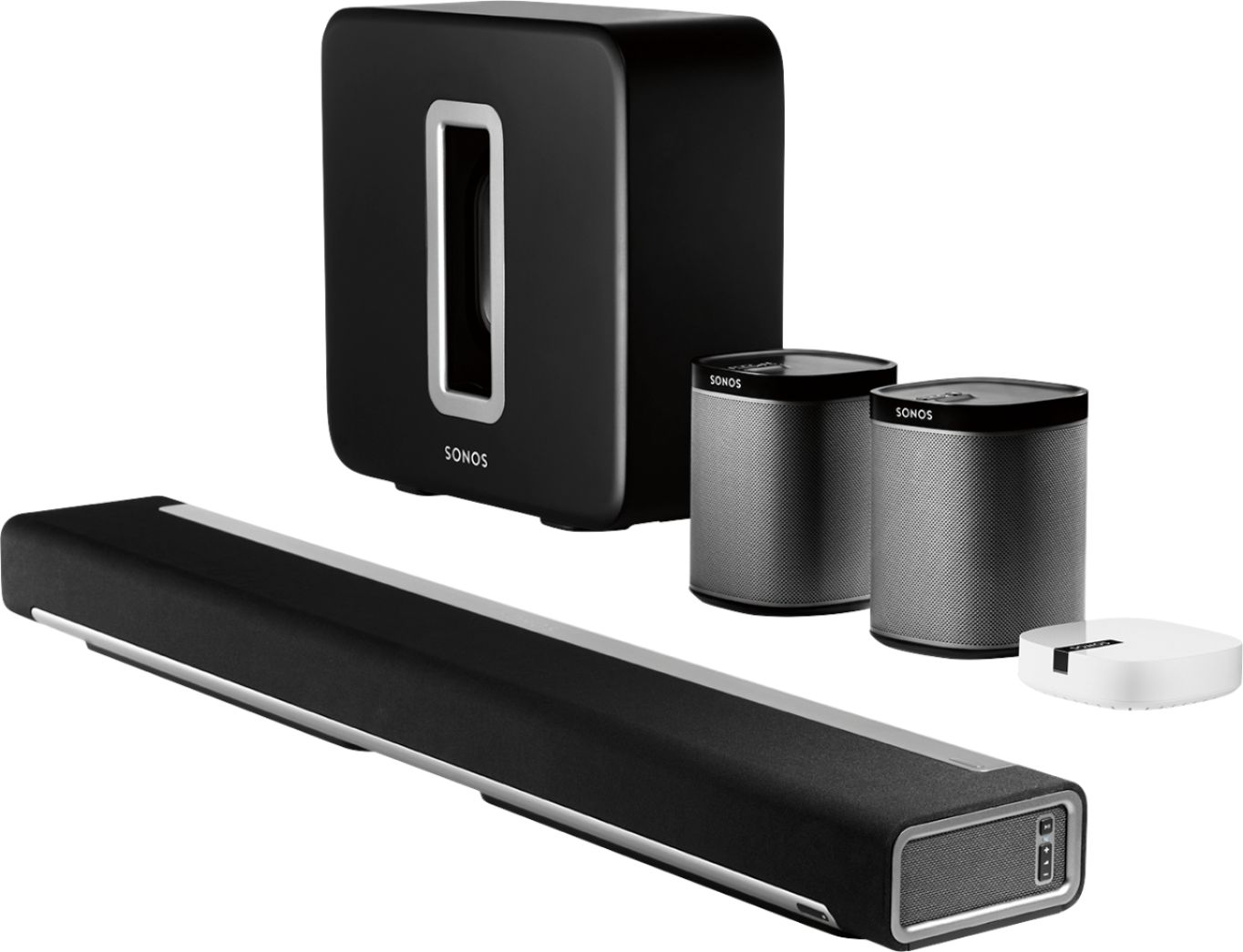 at klemme molekyle Notesbog Best Buy: Sonos Playbar Wireless Soundbar Black PBAR1US1BLK