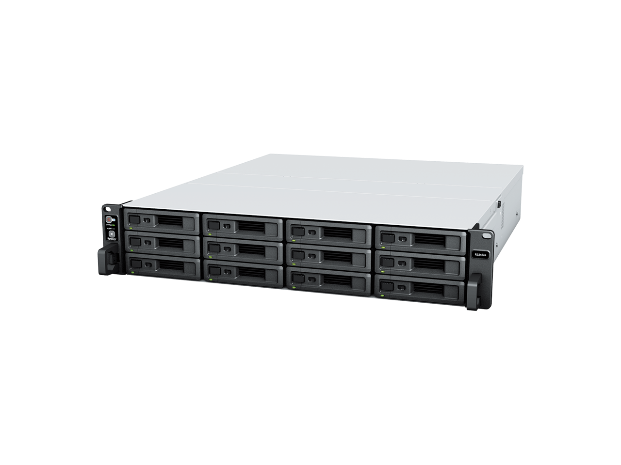 Alt View 1. Synology - Synology 12-bay RackStation RS2423+ (Diskless) - Unknown.