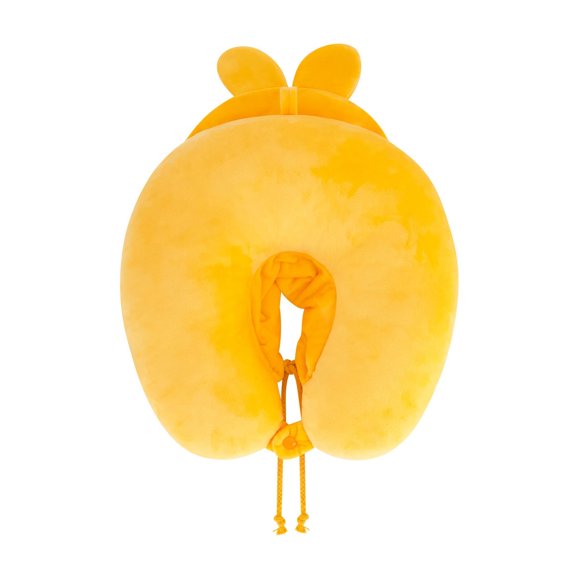 Back. Concept One - Garfield Hooded Travel Neck Pillow - ORANGEE.