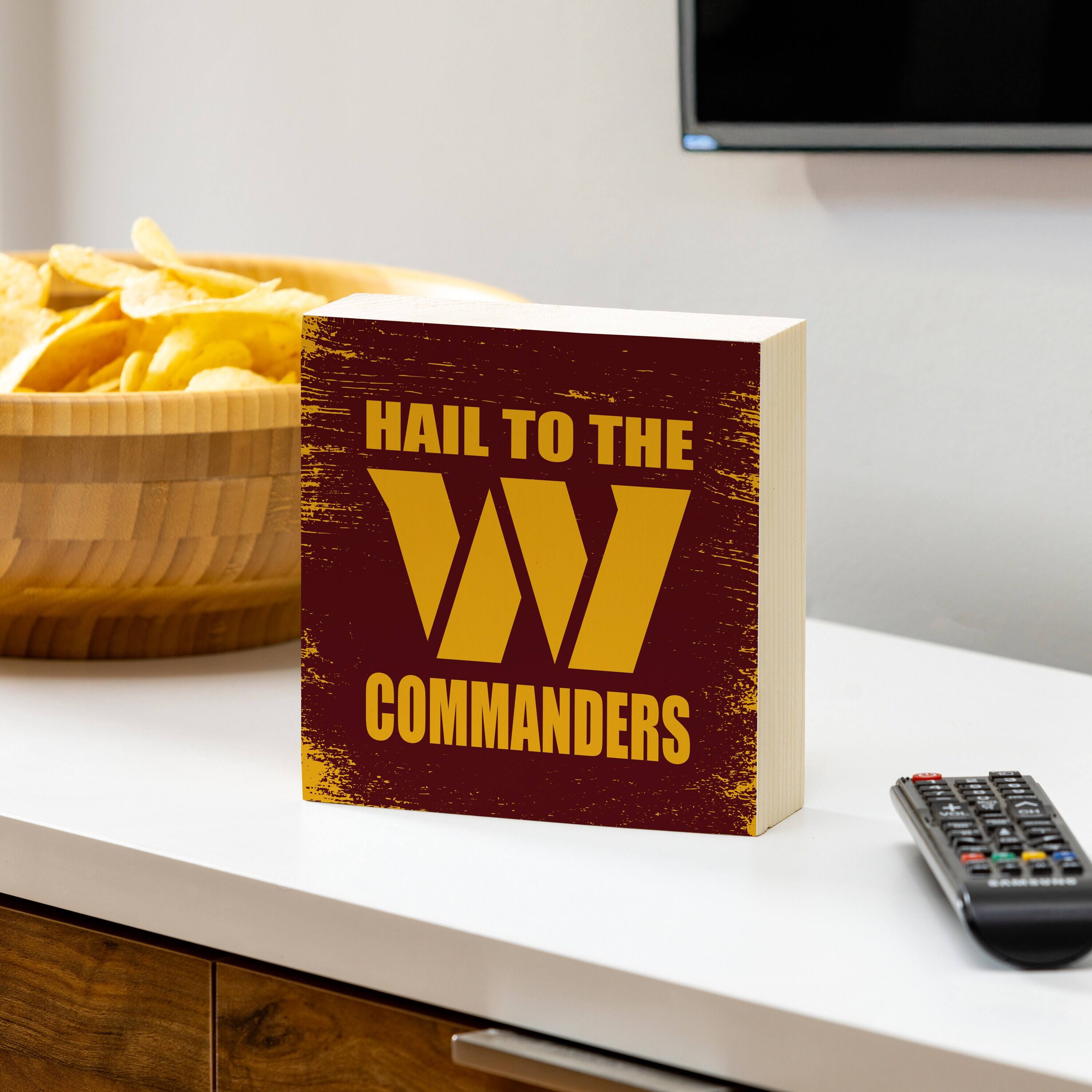 HAIL TO THE  
W  
COMMANDERS
