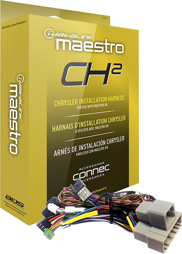 Maestro - Plug-and-Play Installation Harness for Select Chrysler, Dodge and Jeep Vehicles - Black was $39.99 now $29.99 (25.0% off)